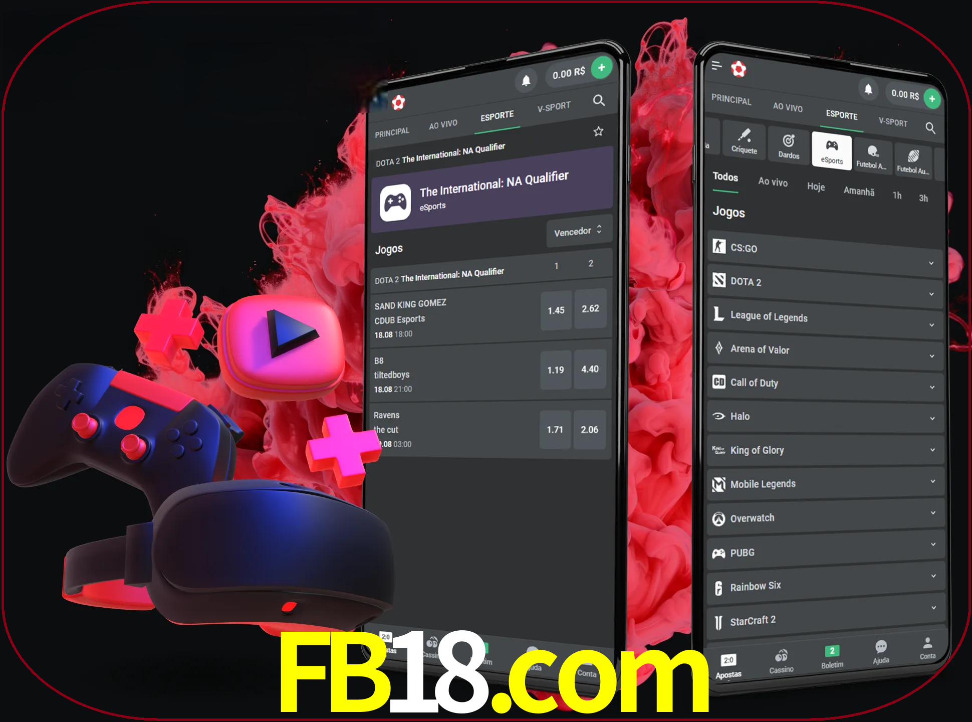 Para ter a aplicação móvel fb18 no seu smartphone, basta descarregar o ficheiro apk e seguir as instruções.