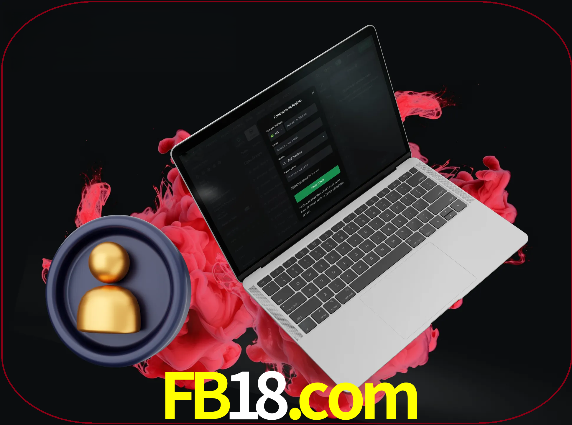No cabeçalho do site fb18, clique no botão que o levará a um formulário especial onde terá de introduzir as suas informações actuais.