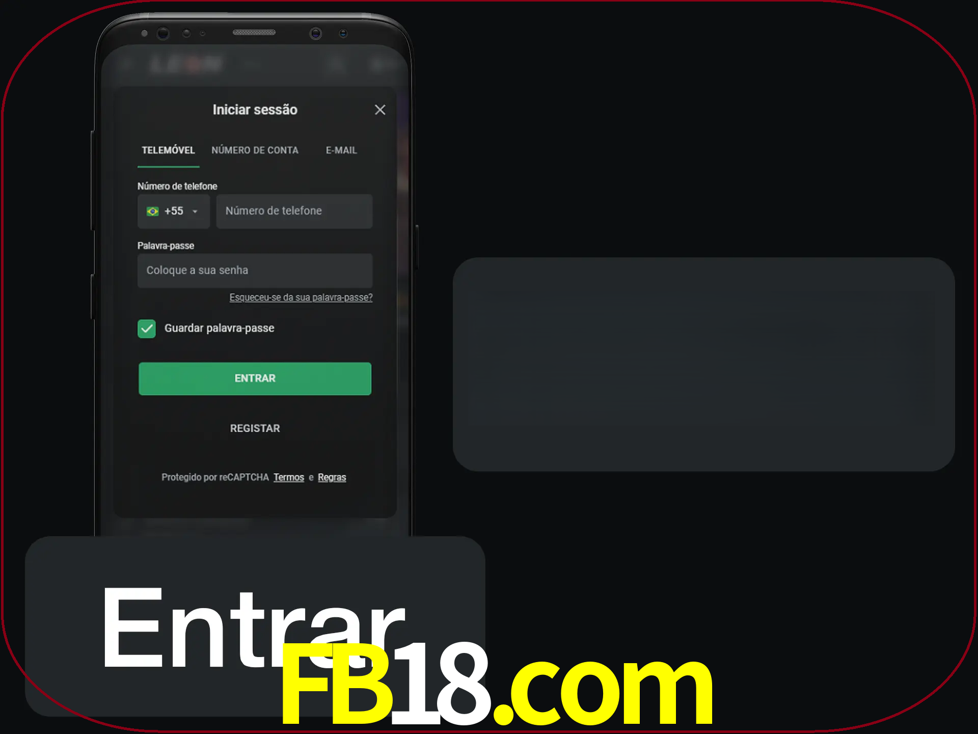 Faça o login para começar a apostar e jogar no cassino.