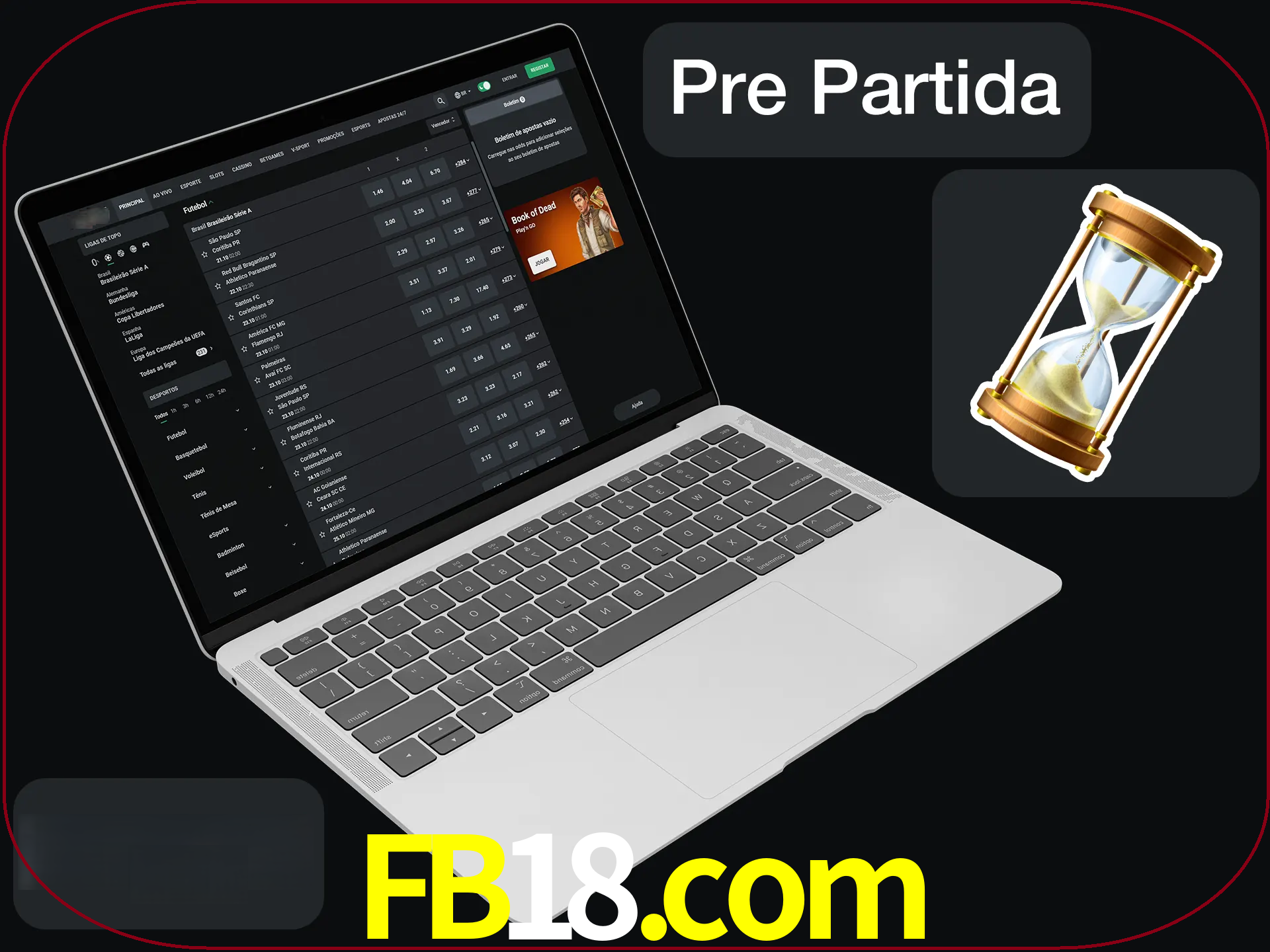 Fazer apostas em partidas futuras.