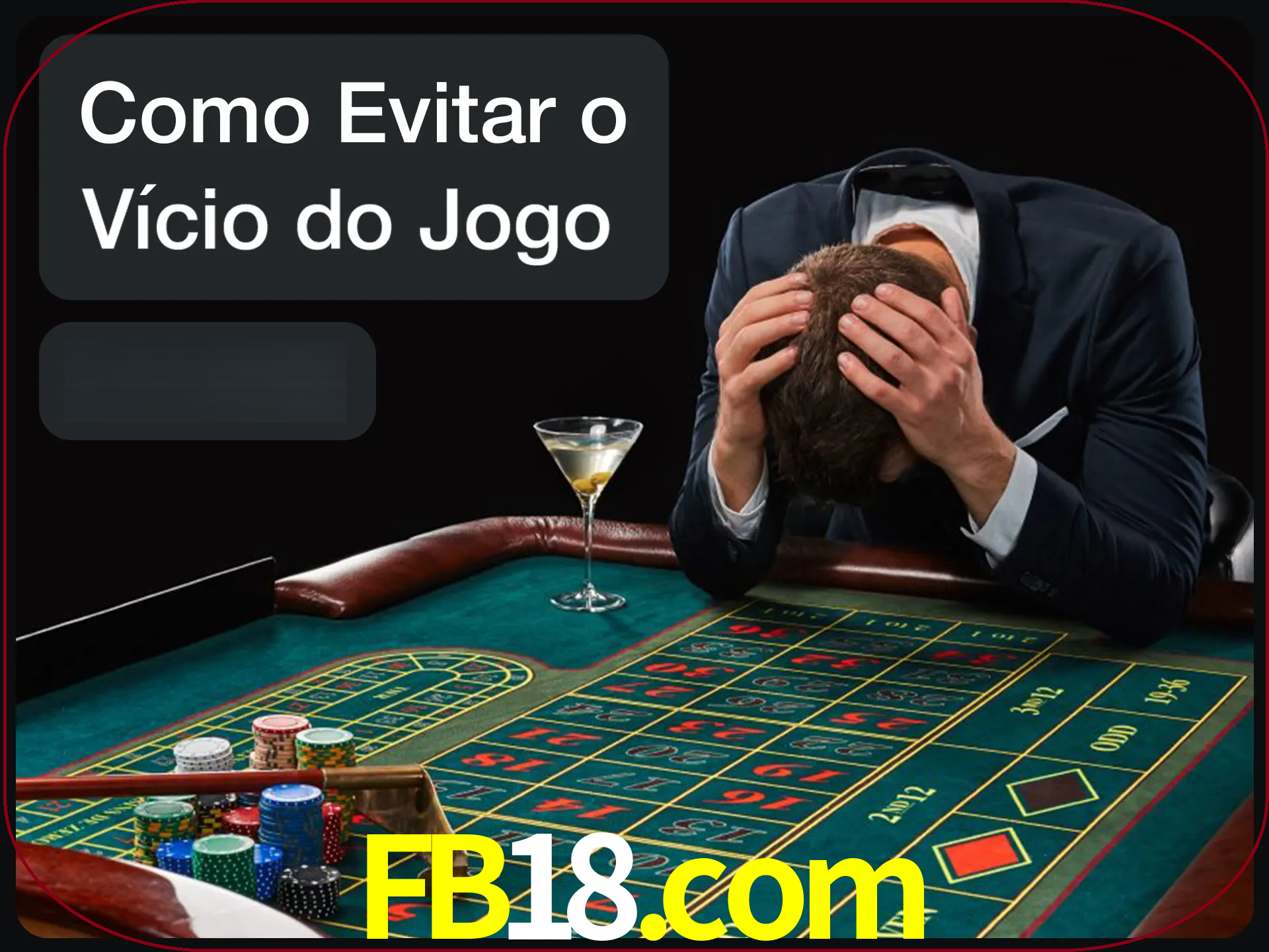 Você é responsável por cada uma de suas apostas.